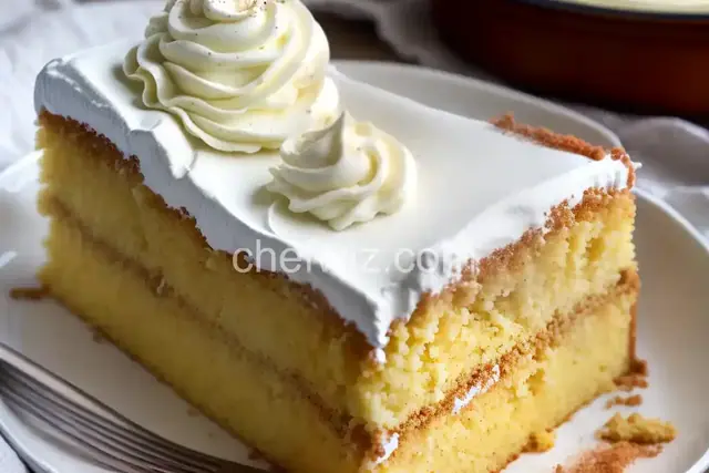 Eggnog Poke Cake