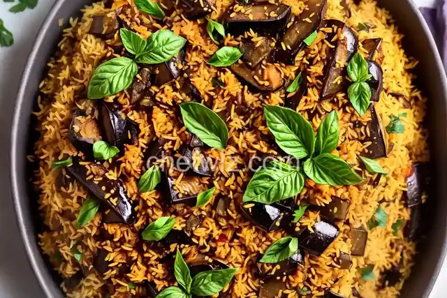 Eggplant Biryani