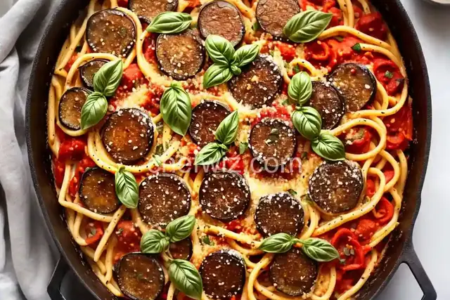 Eggplant Parm One-Pot Pasta