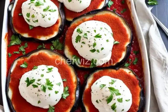 Eggplant Parmesan with Fresh Mozzarella