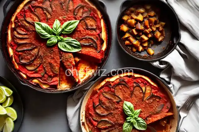 Eggplant Parmigiana Caponata
