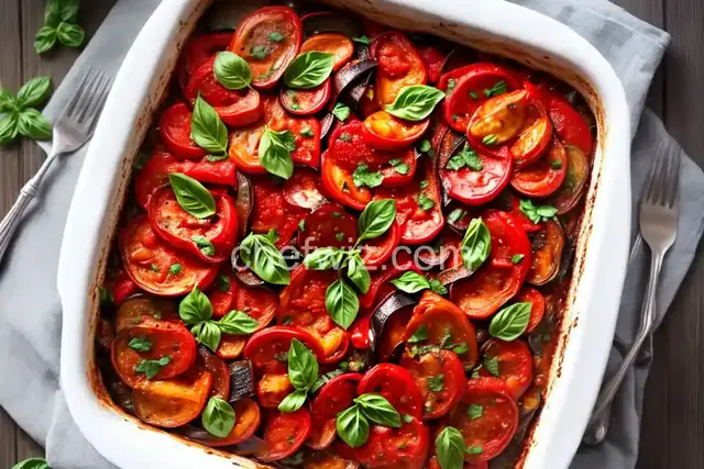 Eggplant Tomato Bake
