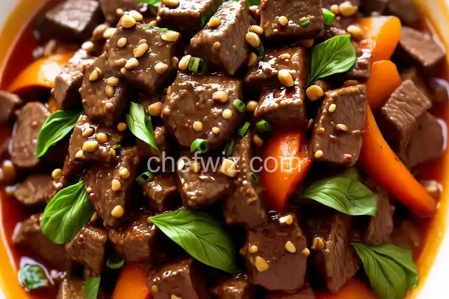 Eggplant and Beef Stir-Fry