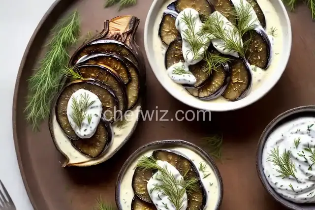 Eggplant with Yogurt and Dill