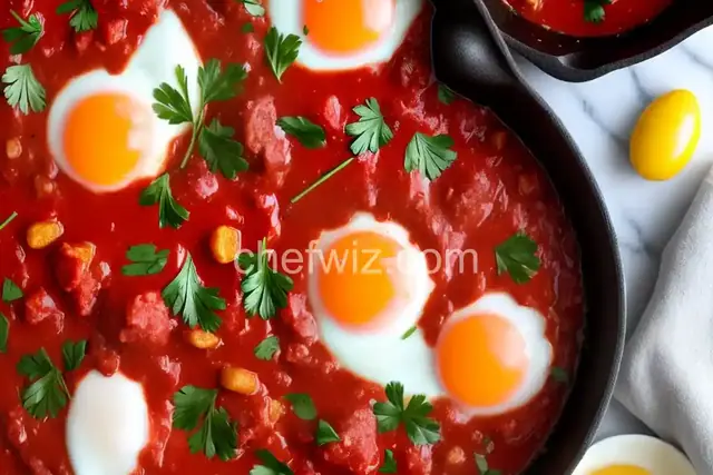 Eggs Poached in Tomato Sauce