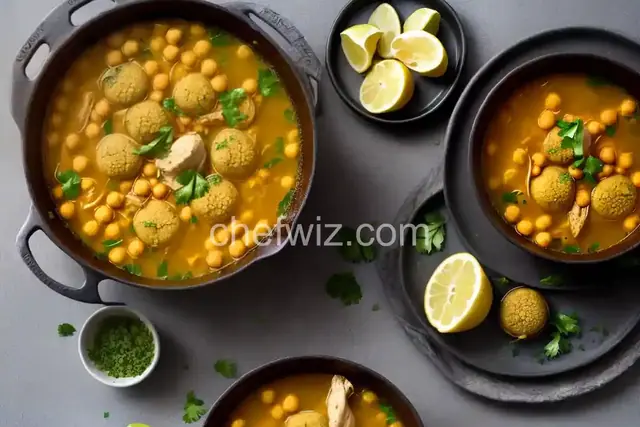 Einat Admony's Chicken Soup With Gondi (Iranian Chicken and Chickpea Dumplings) Recipe
