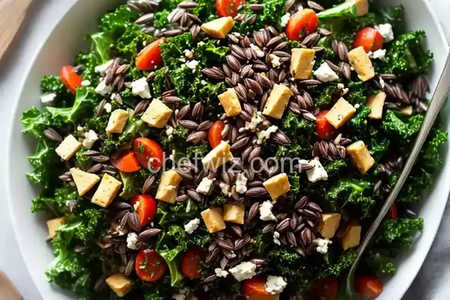 Ekaterina's Wild Rice and Kale Salad