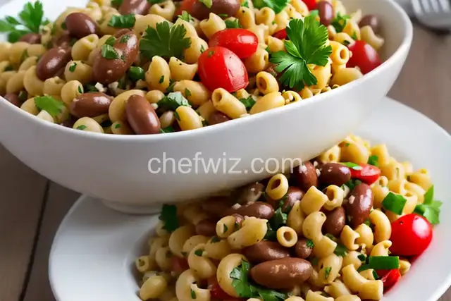 Elbow Macaroni and Kidney Bean Salad