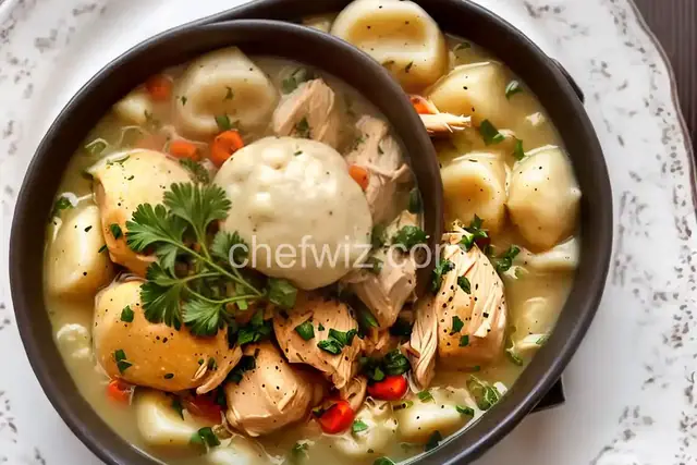 Electric Pressure Cooker Chicken and Dumplings
