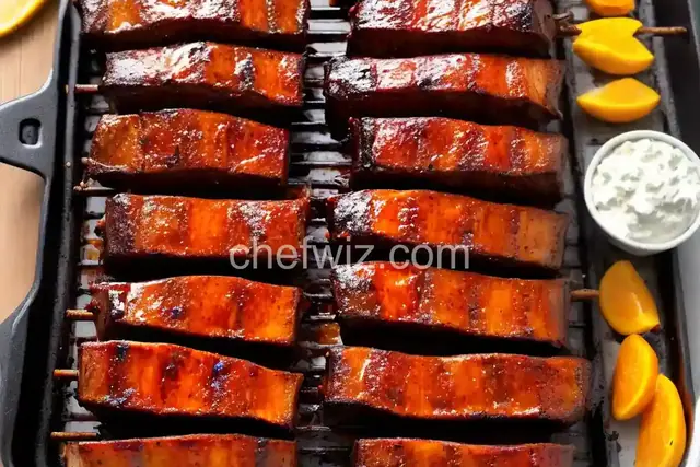 Electric Smoker BBQ Rib Tips