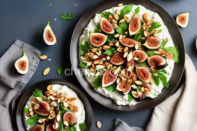Elegant Fig Appetizers with Goat Cheese and Almonds