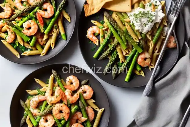 Elegant Penne with Asparagus and Shrimp
