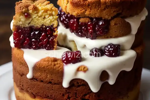 Elegant Southern Jam Cake