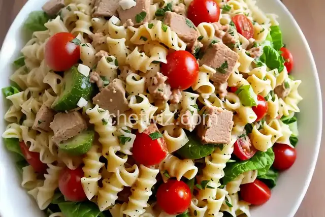 Ellen's Muffaletta Pasta Salad