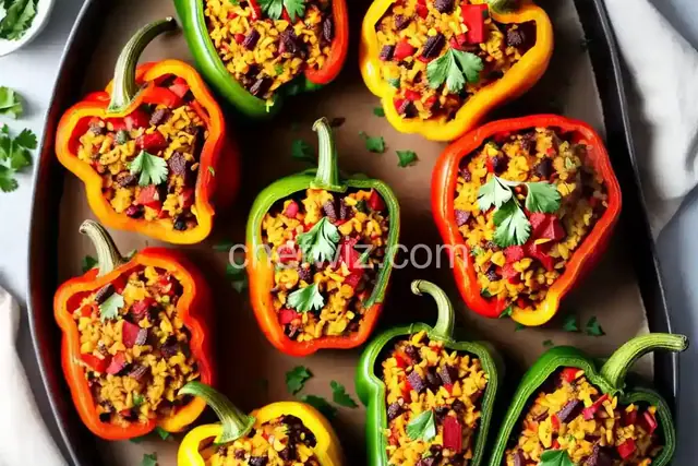 Ellen's Vegan Stuffed Peppers