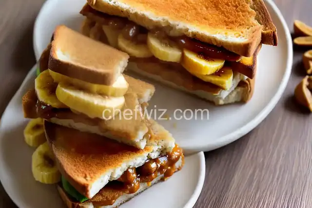 Elvis Presley's Fried Peanut Butter and Banana Sandwich
