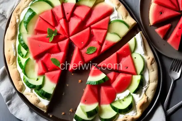Elvis Watermelon Pizza