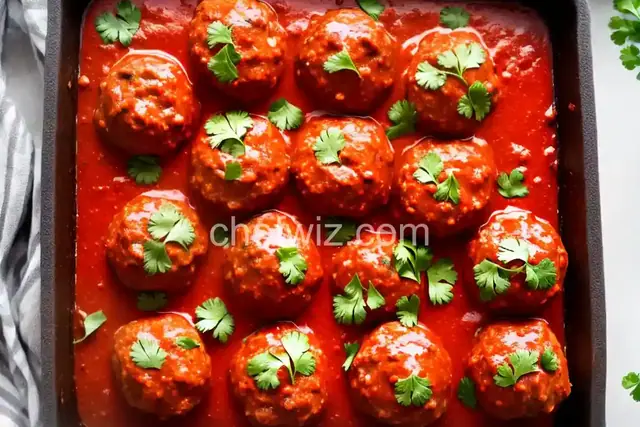 Enchilada Meatballs