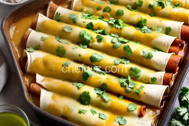 Enchiladas Verdes (Green Enchiladas)