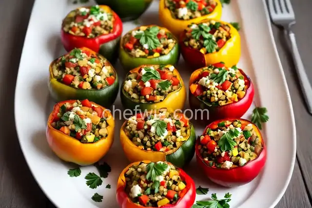 End of Summer Stuffed Vegetables