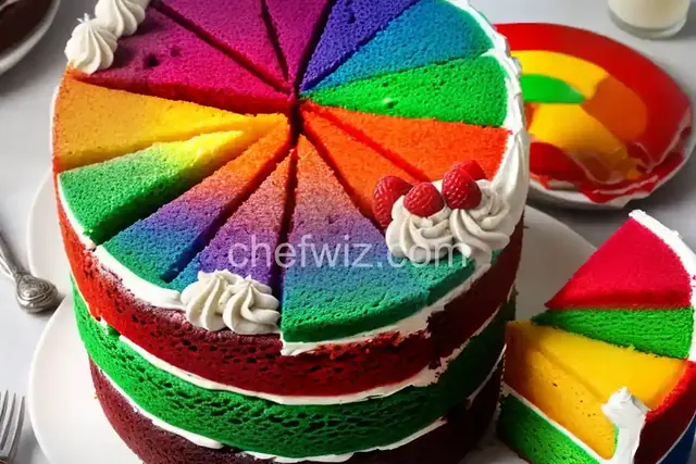 End of the Rainbow Cake