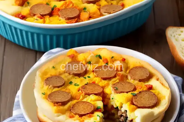 English Muffin-Sausage Breakfast Casserole