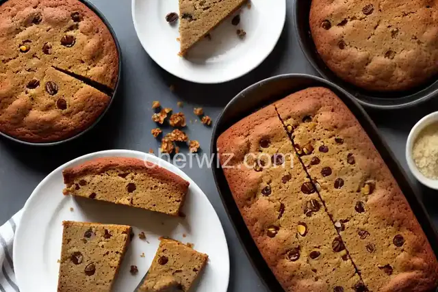 English Walnut Date Cake