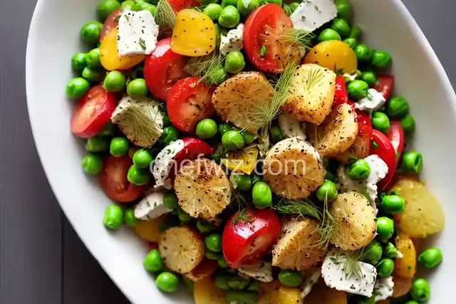 Erin’s Spring Panzanella with Fresh Peas and Fennel