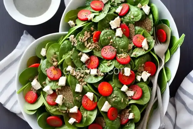 Everyone's Favorite Spinach Salad with Poppy Seed Dressing
