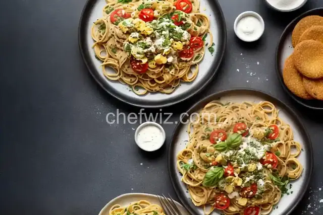 Everything Bagel Pasta