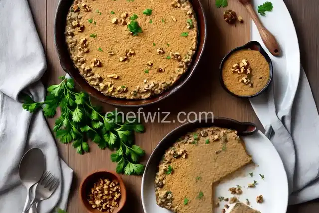 Exotic Mushroom and Walnut Pate