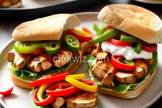 Fajita Chicken Sandwiches