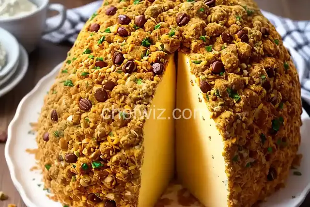 Fancy Christmas Cheese Ball