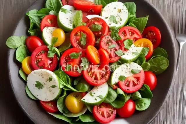 Fancy and Beautiful Tomato Salad