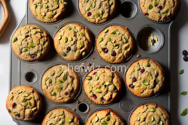 Farm Fresh Zucchini Cranberry Nut Muffins