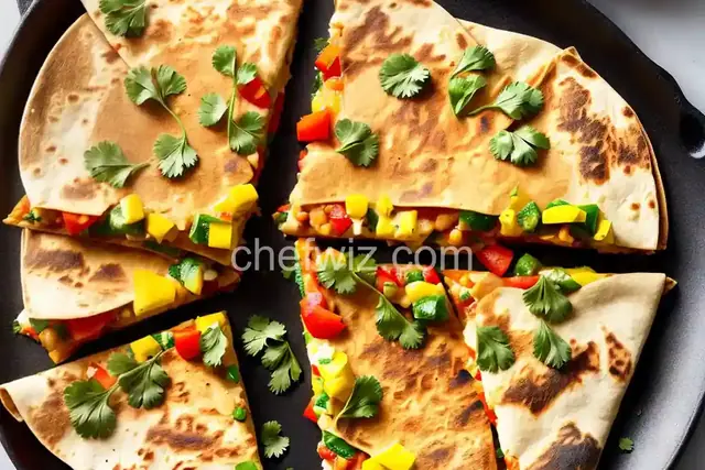 Farmer's Market Vegetarian Quesadillas