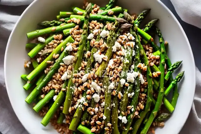 Farro Salad with Asparagus and Parmesan