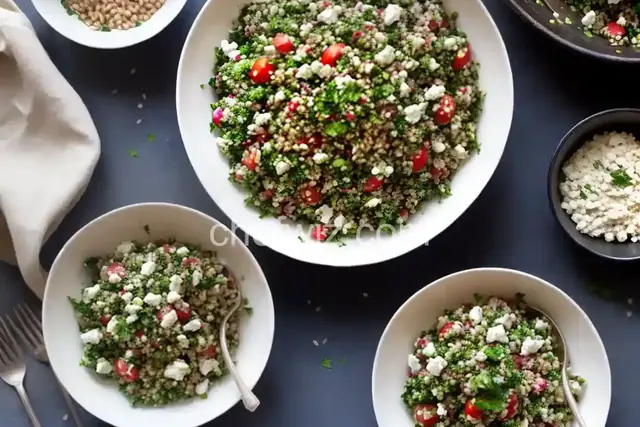 Farro Tabbouleh with Feta