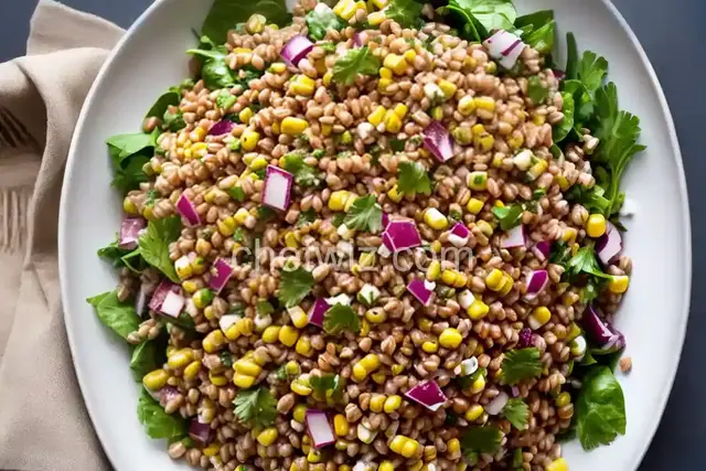 Farro and Corn Salad