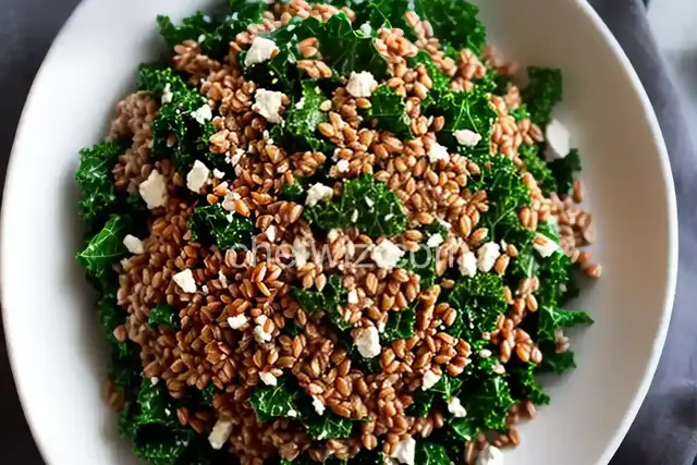 Farro and Kale Salad