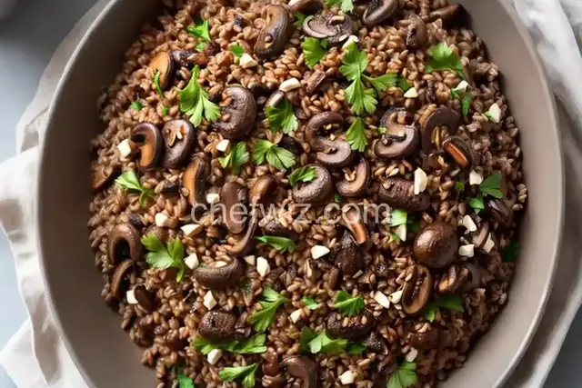 Farro with Wild Mushrooms