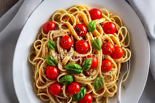 Fast and Easy Pasta With Blistered Cherry Tomato Sauce Recipe