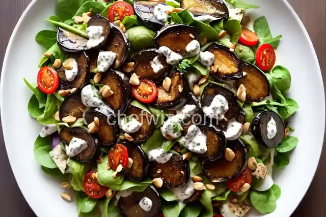 Fattet Betenjan (Eggplant and Yogurt Salad)