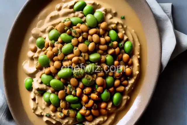 Fava Beans in Tahini Sauce
