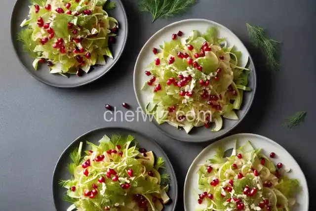 Fennel, Celery, and Pomegranate Salad