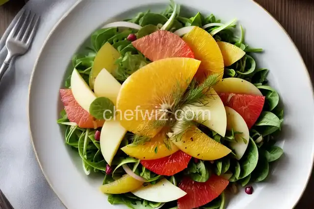 Fennel, Grapefruit, and Apple Salad