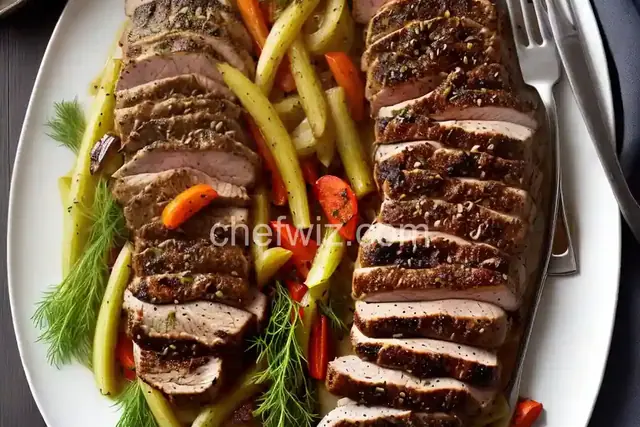 Fennel-Roasted Pork Tenderloin With Sweet Onions Recipe