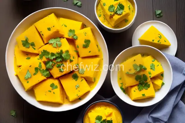 Fermented dal dhoklas