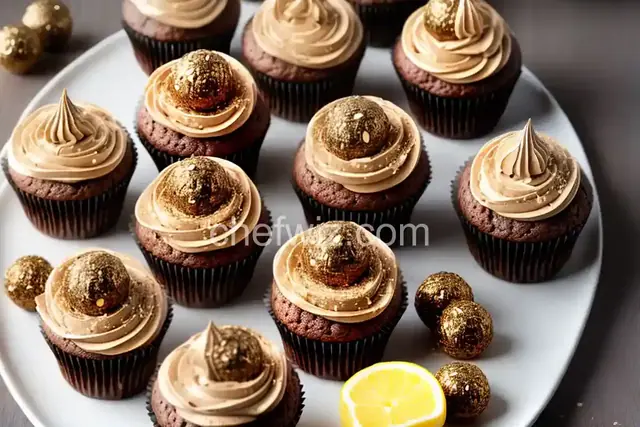 Ferrero Rocher Stuffed Cupcakes