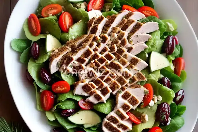 Festive Fall Turkey Salad